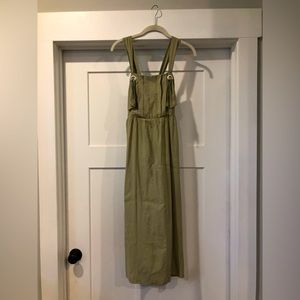 Anthropologie sage Midi Dress